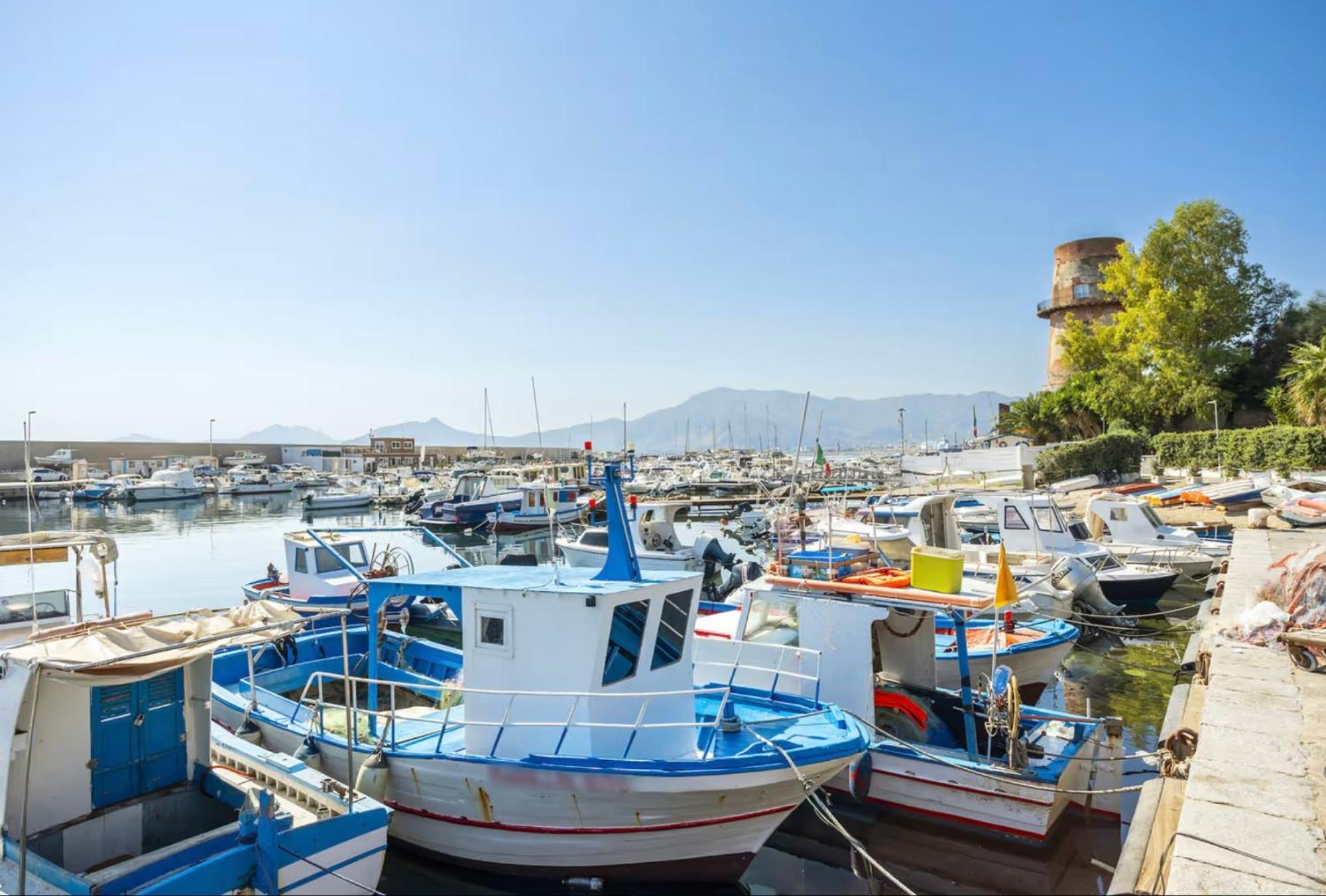 Ferienwohnung La Barca Sul Mare Palermo Exterior foto